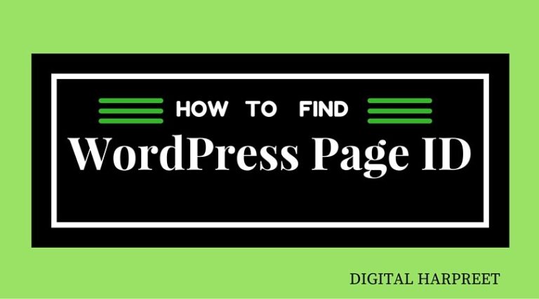 How To Quickly Find WordPress Page ID