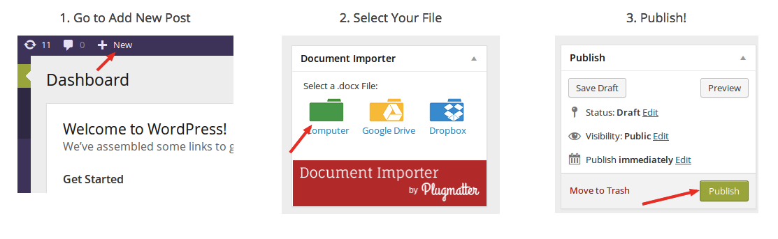 Import MS Word To WordPress