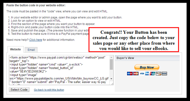 How To Sell Ebook Paypal