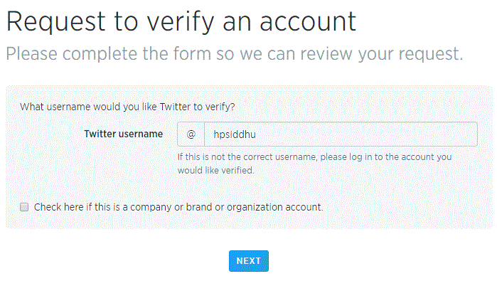 Get Verified on Twitter-part2