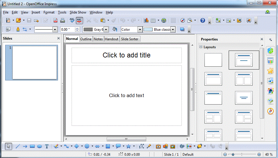 open office powerpoint