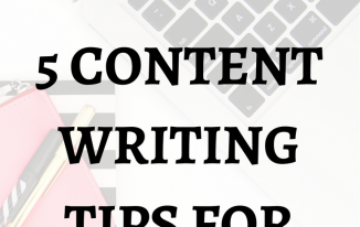 5 content writing tips for bloggers