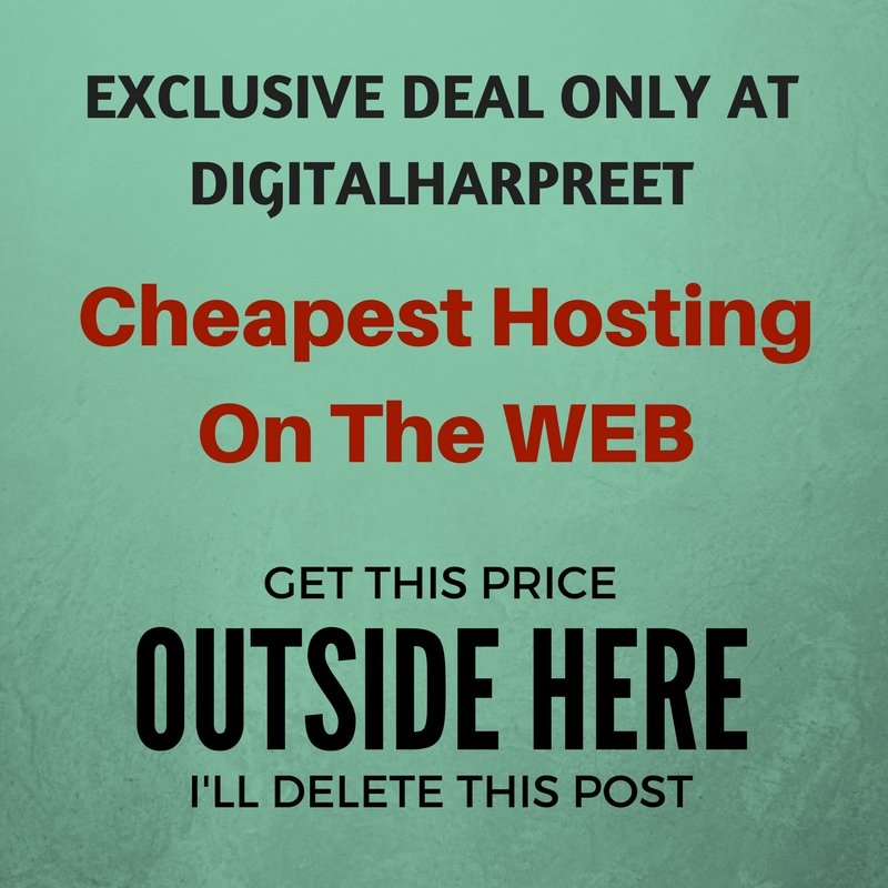 Cheapest Website Deal 