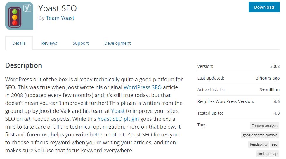 Google Search Ranking Yoast SEO