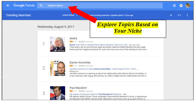 Google Trends - See whats trending - 6 Tips to Transform Viral Issues Into Ridiculously Hot Posts