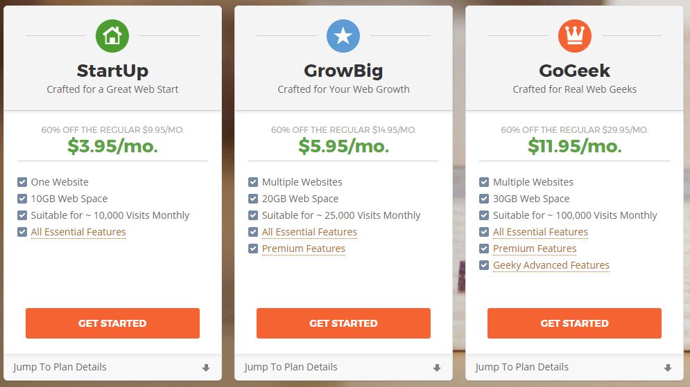 SiteGround Review - Web Hosting Plans