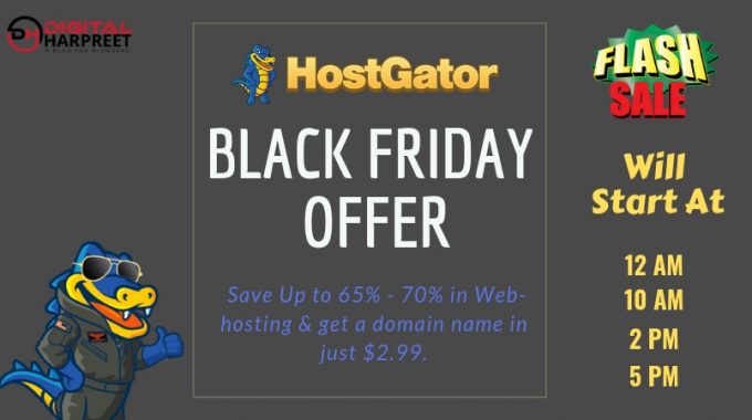 Hostgator Black Friday Sale – Biggest Web Hosting Discount